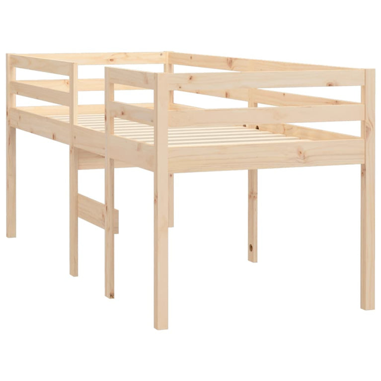 Hoogslaper massief grenenhout 80x200 cm