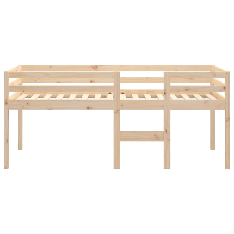 Hoogslaper massief grenenhout 80x200 cm