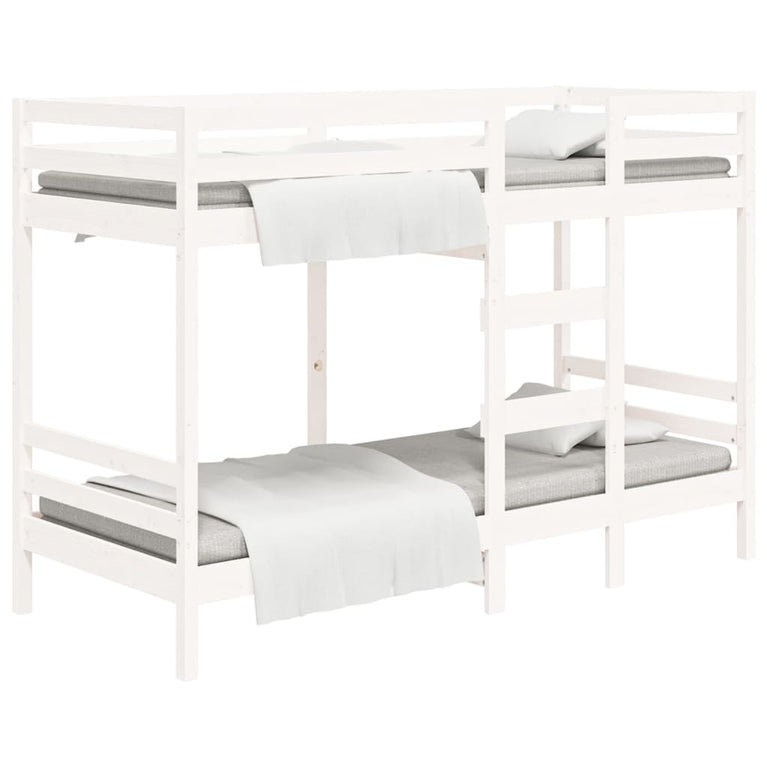 Stapelbed massief grenenhout wit 90x200 cm MeubelReus