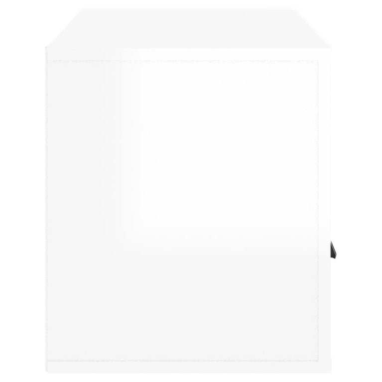 Tv-meubel 100x35x40 cm bewerkt hout hoogglans wit MeubelReus