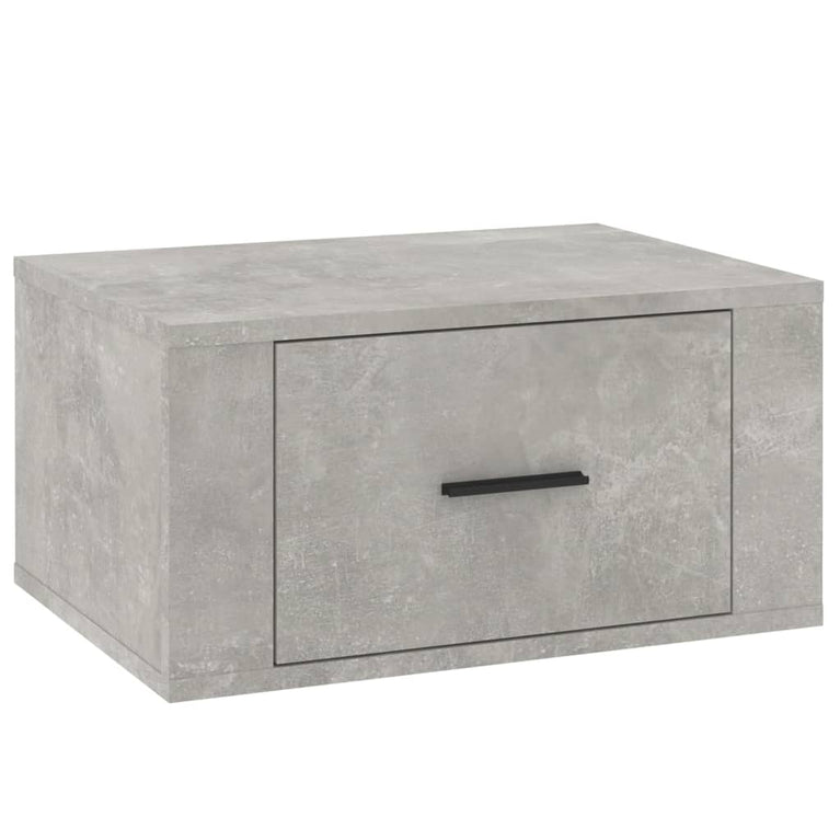 Nachtkastjes 2 st wandgemonteerd 50x36x25 cm betongrijs MeubelReus