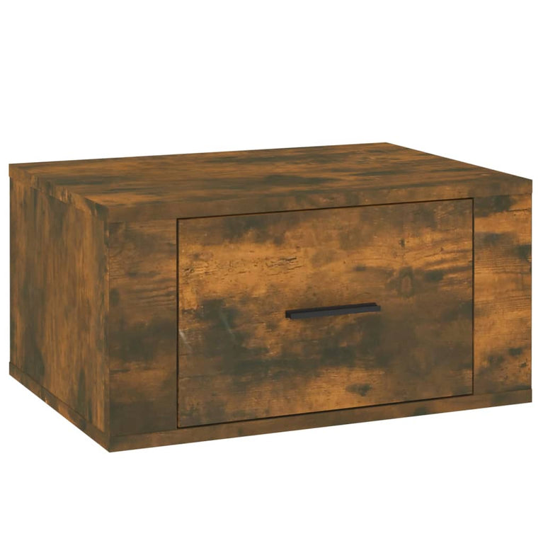 Nachtkastjes 2 st wandgemonteerd 50x36x25 cm gerookt eikenkleur MeubelReus