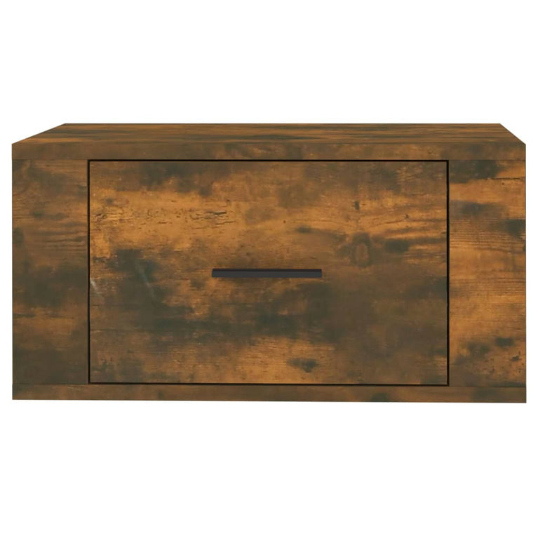 Nachtkastjes 2 st wandgemonteerd 50x36x25 cm gerookt eikenkleur MeubelReus