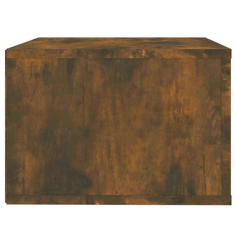 Nachtkastjes 2 st wandgemonteerd 50x36x25 cm gerookt eikenkleur MeubelReus