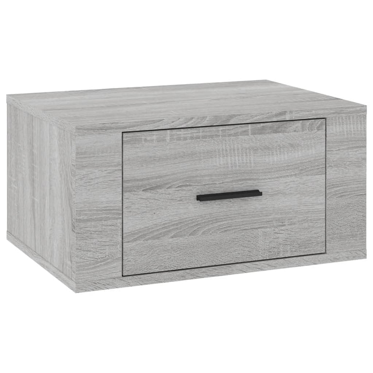 Nachtkastjes 2 st wandgemonteerd 50x36x25 cm grijs sonoma eiken MeubelReus