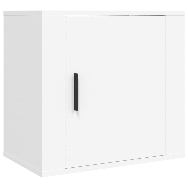 Nachtkastjes 2 st wandgemonteerd 50x30x47 cm wit MeubelReus