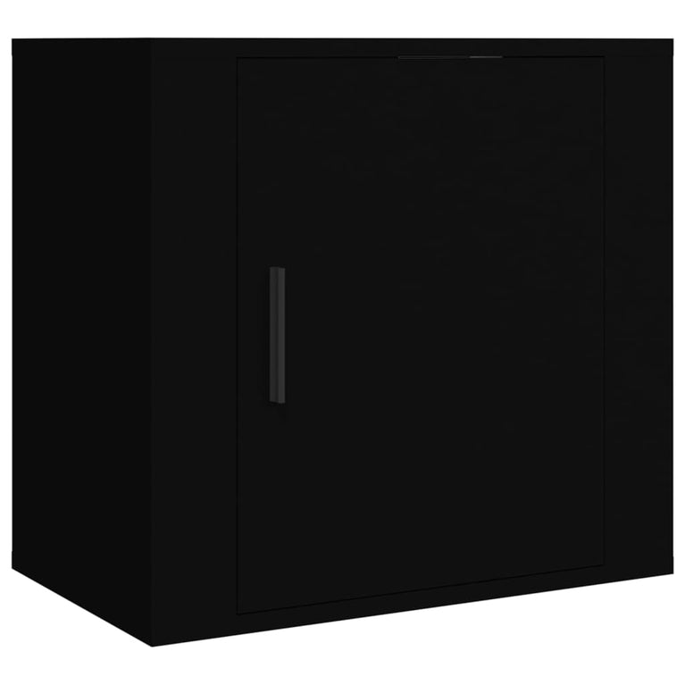 Nachtkastjes 2 st wandgemonteerd 50x30x47 cm zwart MeubelReus