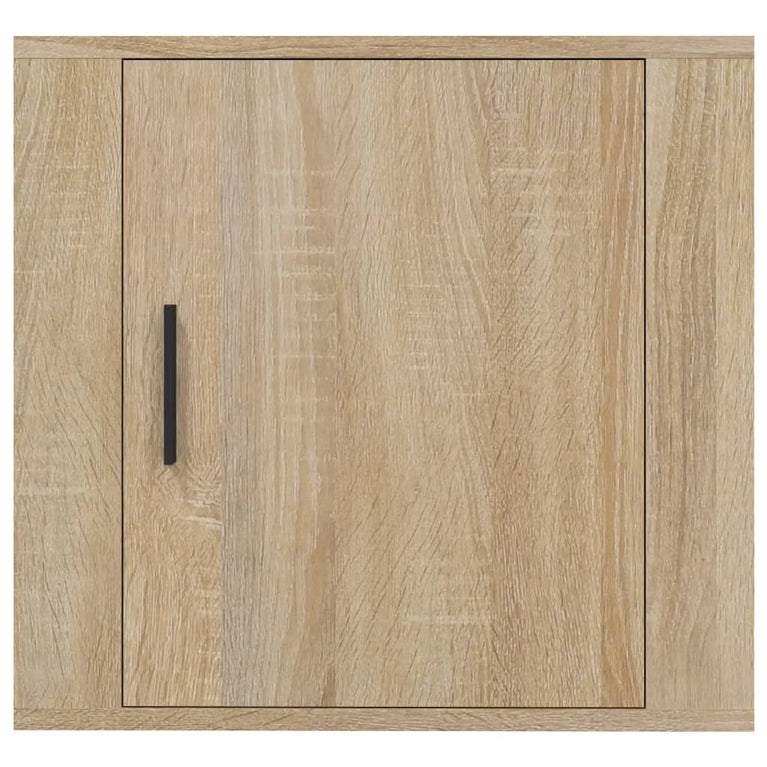 Nachtkastjes 2 st wandgemonteerd 50x30x47 cm sonoma eikenkleur MeubelReus