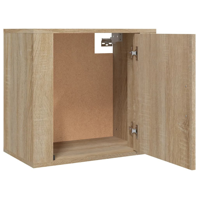 Nachtkastjes 2 st wandgemonteerd 50x30x47 cm sonoma eikenkleur MeubelReus