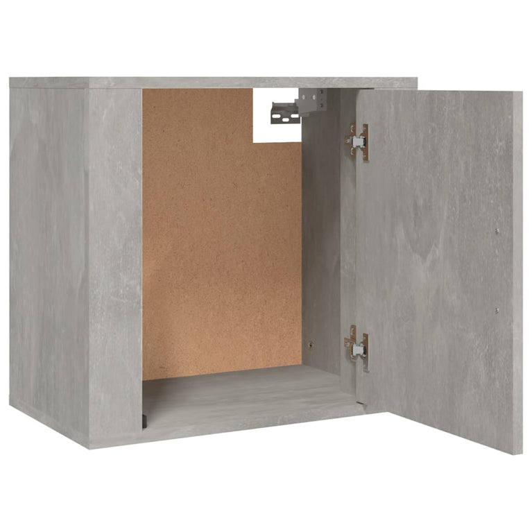 Nachtkastjes 2 st wandgemonteerd 50x30x47 cm betongrijs MeubelReus