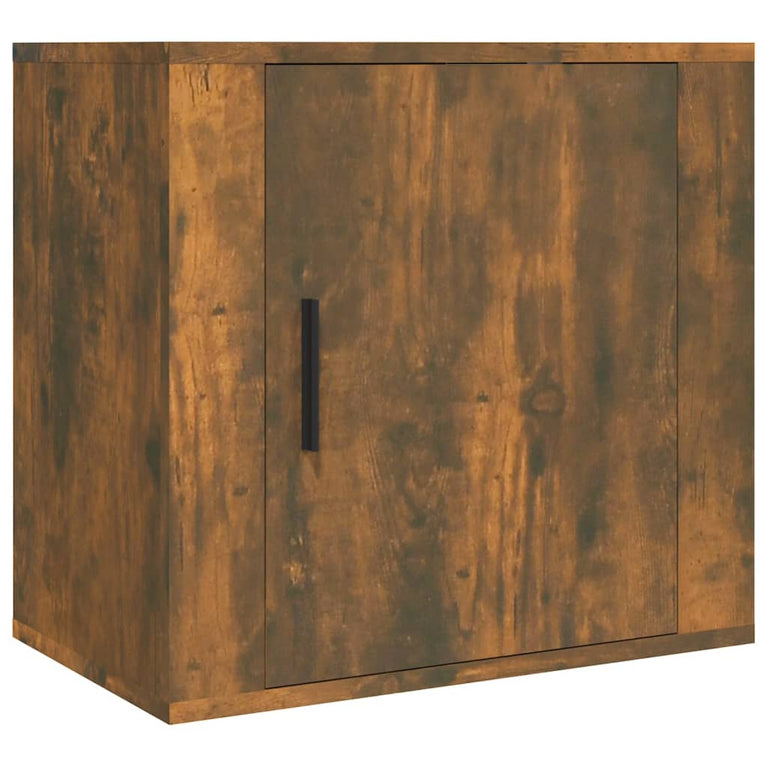 Nachtkastjes 2 st wandgemonteerd 50x30x47 cm gerookt eikenkleur MeubelReus