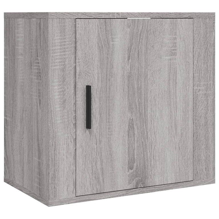 Nachtkastjes 2 st wandgemonteerd 50x30x47 cm grijs sonoma eiken MeubelReus