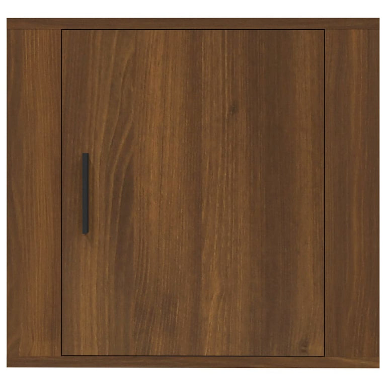 Nachtkastjes 2 st wandgemonteerd 50x30x47 cm bruin eikenkleur MeubelReus
