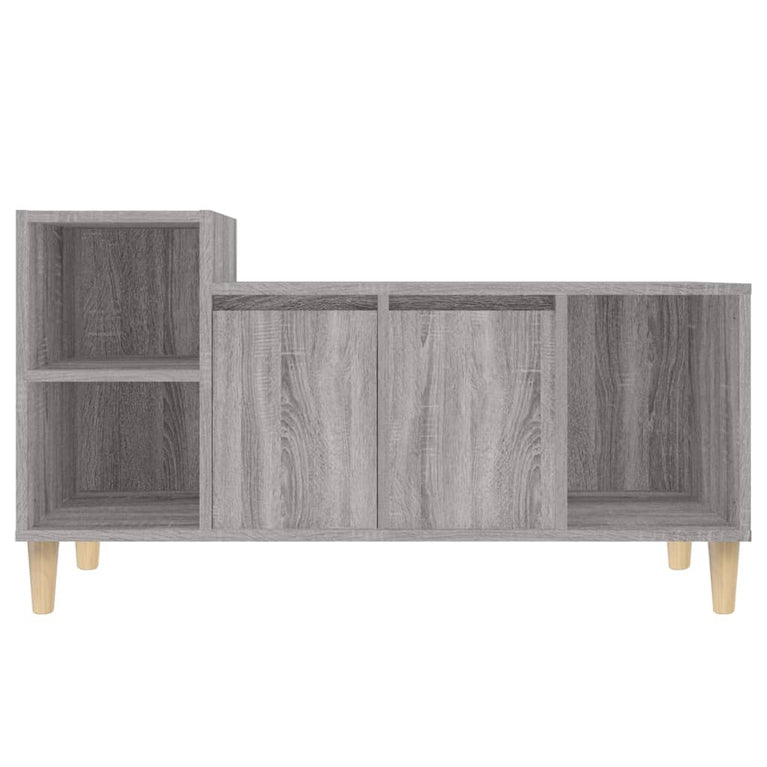 Tv-meubel 100x35x55 cm bewerkt hout grijs sonoma eikenkleurig MeubelReus
