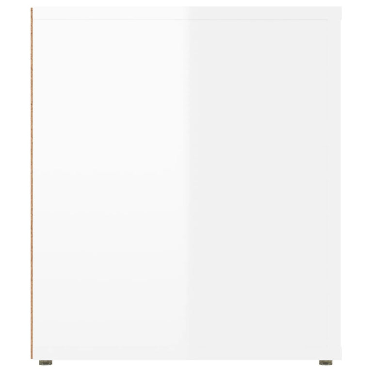 Tv-meubel 100x35x40 cm bewerkt hout hoogglans wit MeubelReus