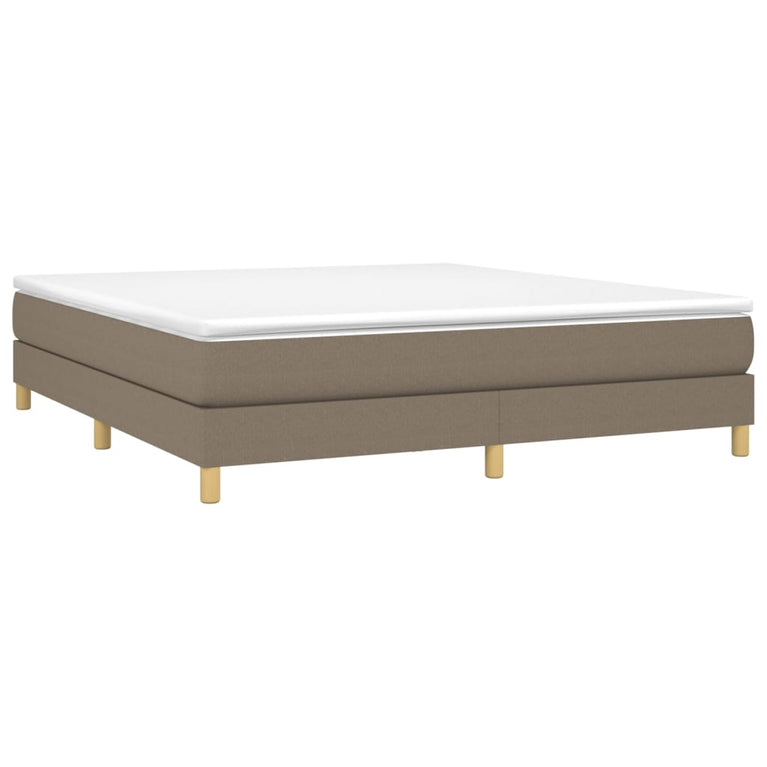 Boxspringframe stof taupe 160x200 cm