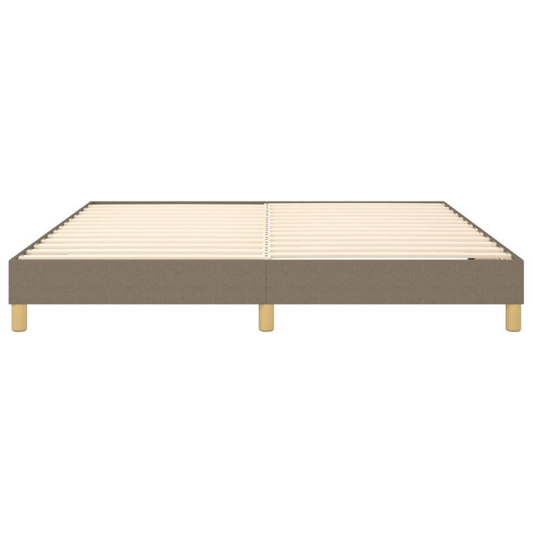 Boxspringframe stof taupe 160x200 cm