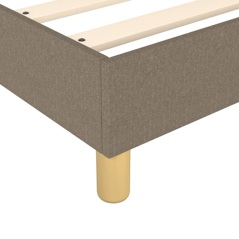 Boxspringframe stof taupe 160x200 cm