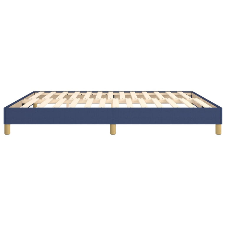 Boxspringframe stof blauw 160x200 cm