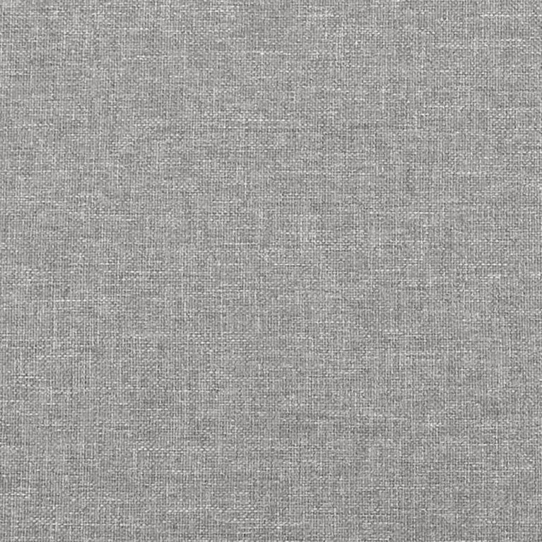 Hoofdbord met randen 93x23x78/88 cm stof lichtgrijs