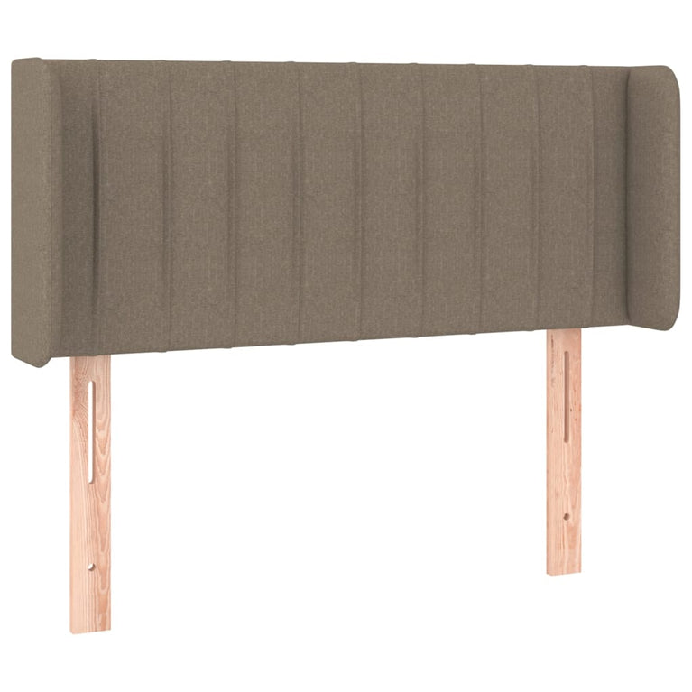 Hoofdbord LED 83x16x78/88 cm stof taupe