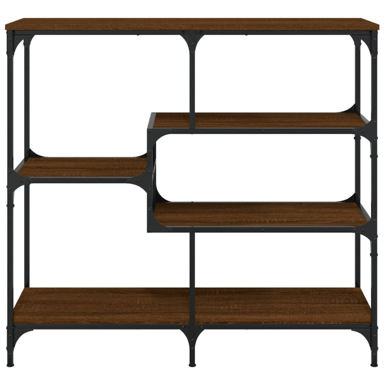 Wandtafel 103x32x95 cm bewerkt hout bruin eikenkleur MeubelReus
