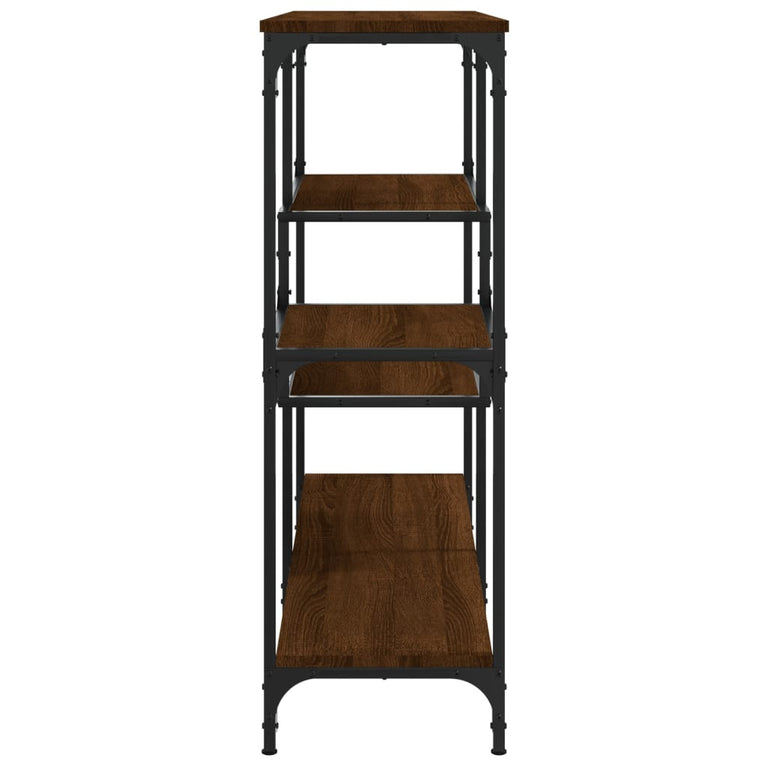 Wandtafel 103x32x95 cm bewerkt hout bruin eikenkleur MeubelReus