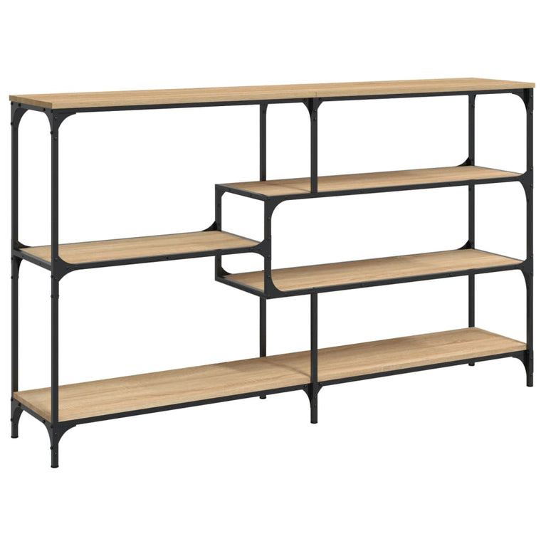 Wandtafel 160x32x95 cm bewerkt hout sonoma eikenkleurig MeubelReus