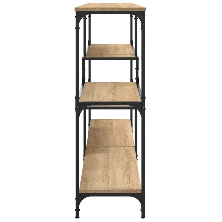 Wandtafel 160x32x95 cm bewerkt hout sonoma eikenkleurig MeubelReus