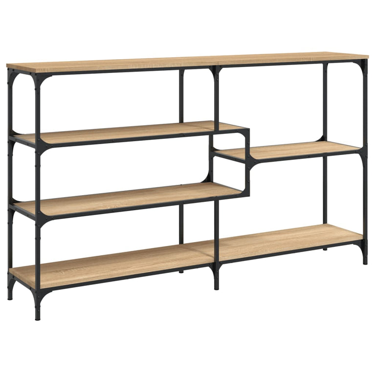 Wandtafel 160x32x95 cm bewerkt hout sonoma eikenkleurig MeubelReus