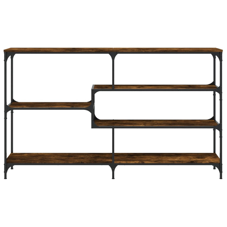 Wandtafel 160x32x95 cm bewerkt hout gerookt eikenkleurig MeubelReus