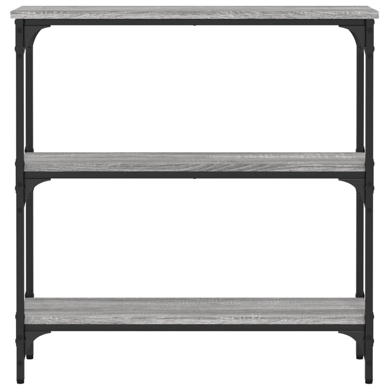 Wandtafel 75x22,5x75 cm bewerkt hout grijs sonoma eikenkleurig MeubelReus