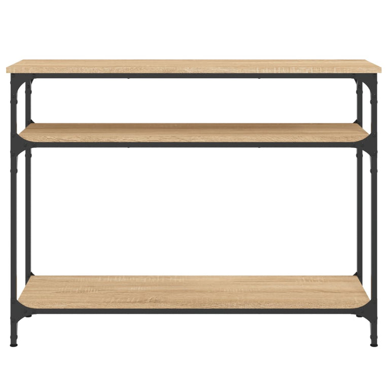 Wandtafel 100x29x75 cm bewerkt hout sonoma eikenkleurig MeubelReus
