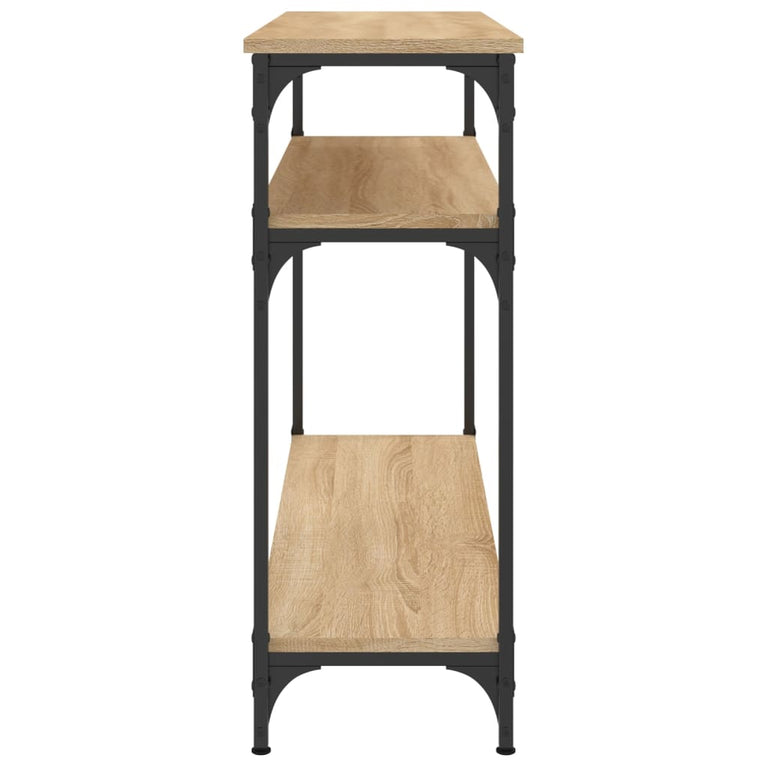 Wandtafel 100x29x75 cm bewerkt hout sonoma eikenkleurig MeubelReus