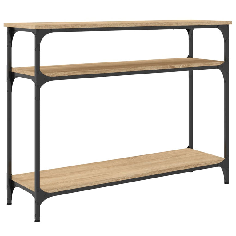 Wandtafel 100x29x75 cm bewerkt hout sonoma eikenkleurig MeubelReus