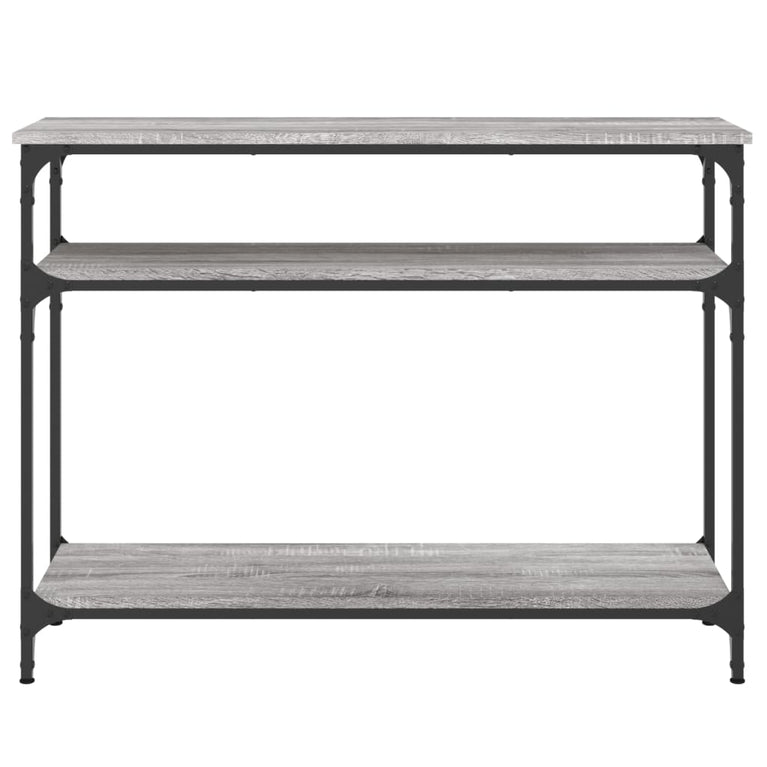 Wandtafel 100x29x75 cm bewerkt hout grijs sonoma eikenkleurig MeubelReus