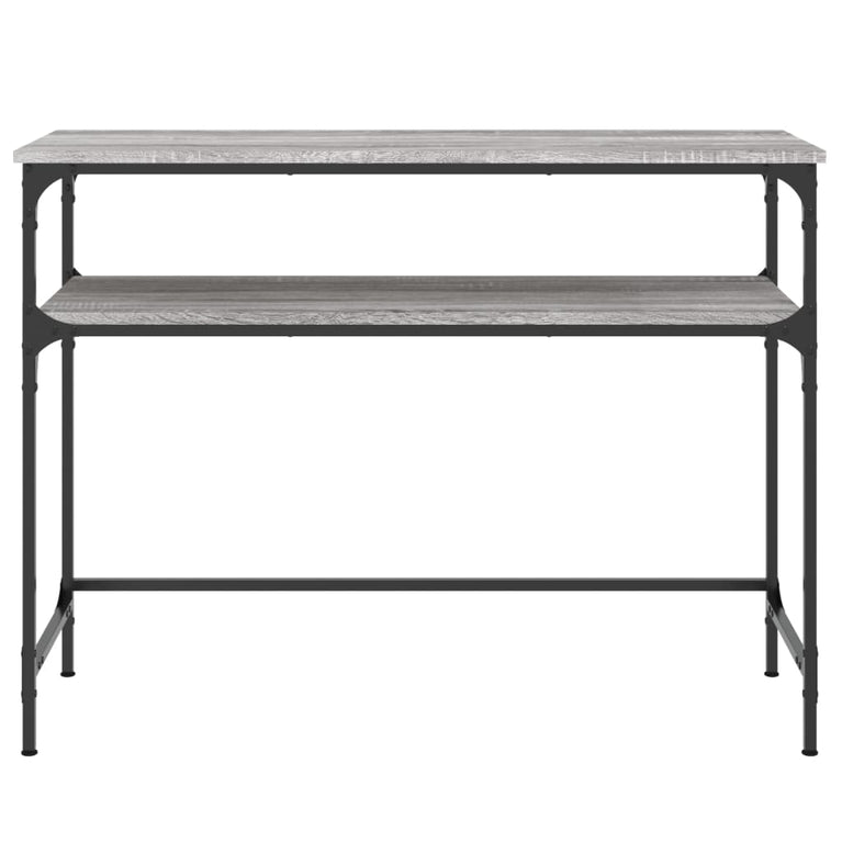 Wandtafel 100x35,5x75 cm bewerkt hout grijs sonoma eikenkleurig MeubelReus