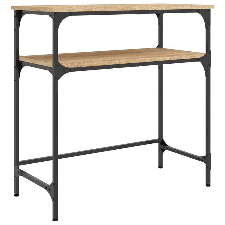 Wandtafel 75x35,5x75 cm bewerkt hout sonoma eikenkleurig MeubelReus