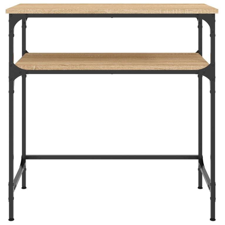 Wandtafel 75x35,5x75 cm bewerkt hout sonoma eikenkleurig MeubelReus