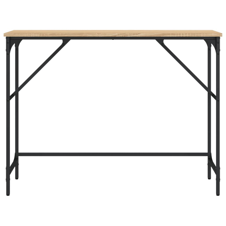 Wandtafel 100x32x75 cm bewerkt hout sonoma eikenkleurig MeubelReus