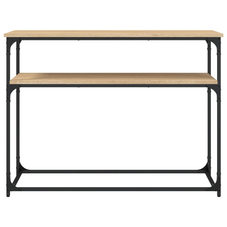 Wandtafel 100x35,5x75 cm bewerkt hout sonoma eikenkleurig MeubelReus