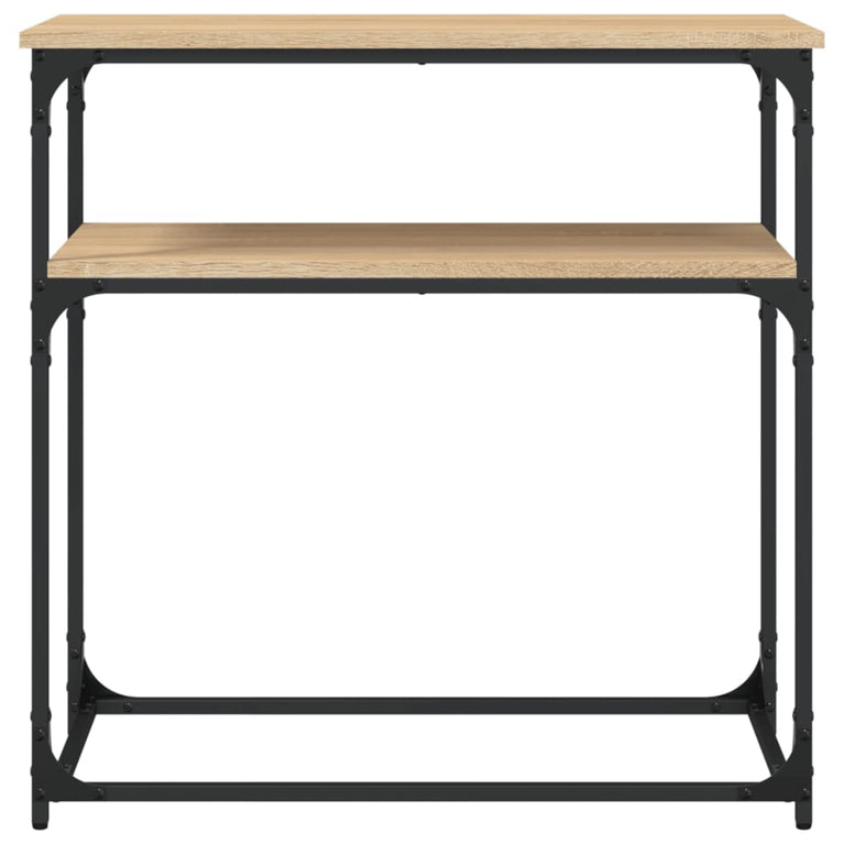 Wandtafel 75x35,5x75 cm bewerkt hout sonoma eikenkleurig MeubelReus