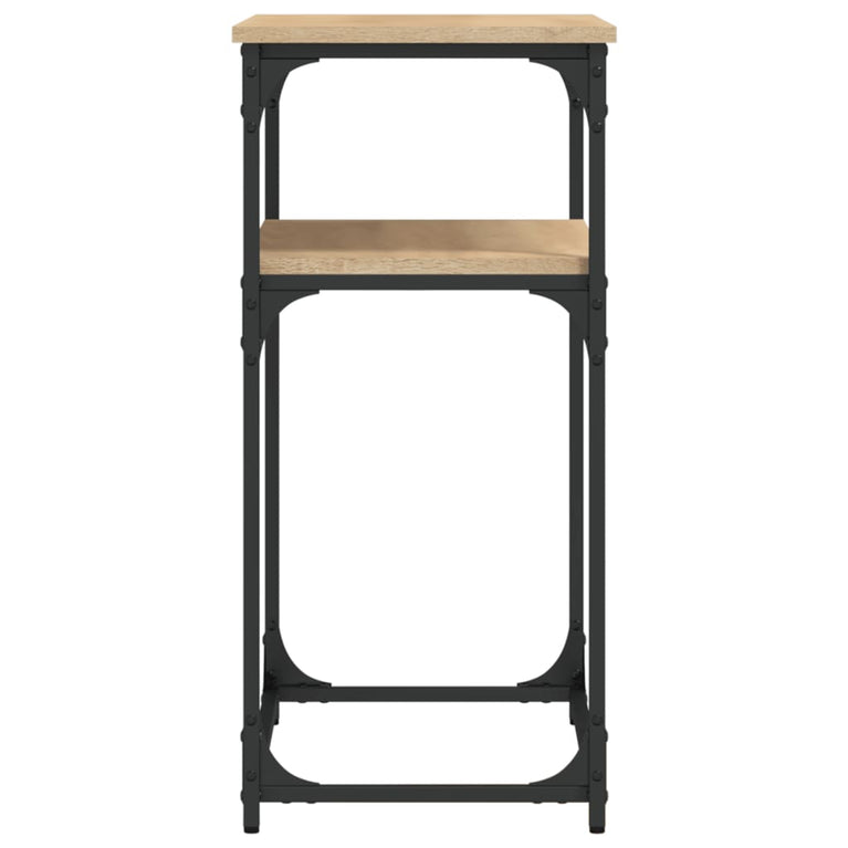 Wandtafel 75x35,5x75 cm bewerkt hout sonoma eikenkleurig MeubelReus