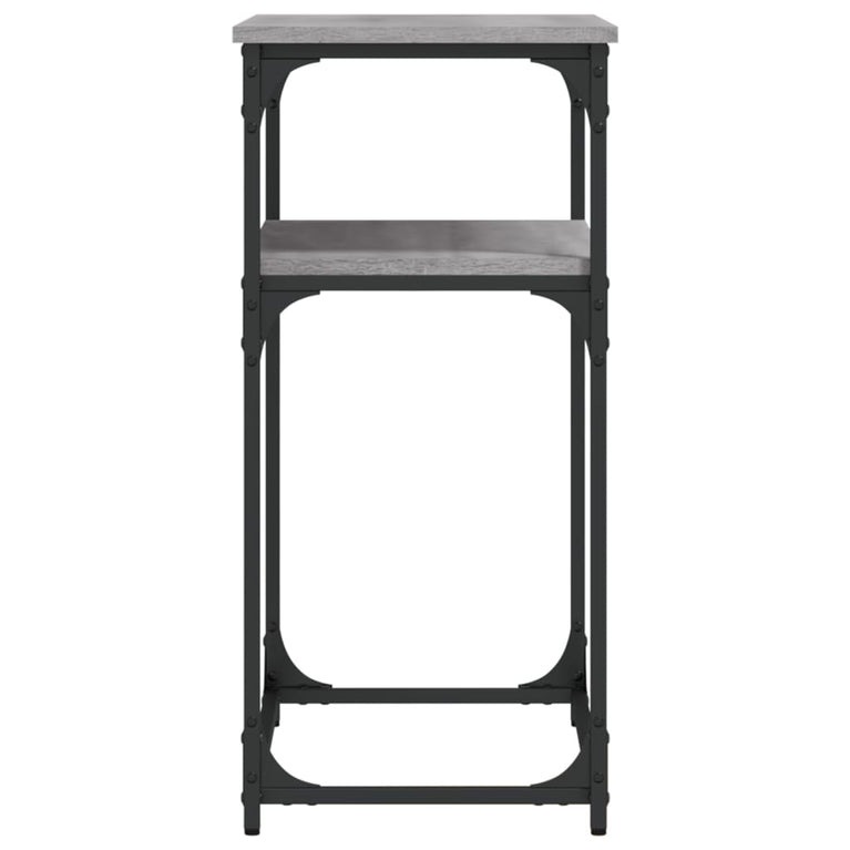 Wandtafel 75x35,5x75 cm bewerkt hout grijs sonoma eikenkleurig MeubelReus