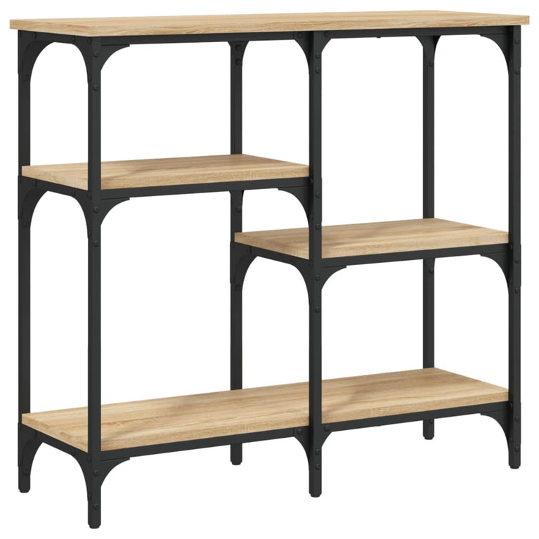 Wandtafel 80x29x75 cm bewerkt hout sonoma eikenkleurig MeubelReus