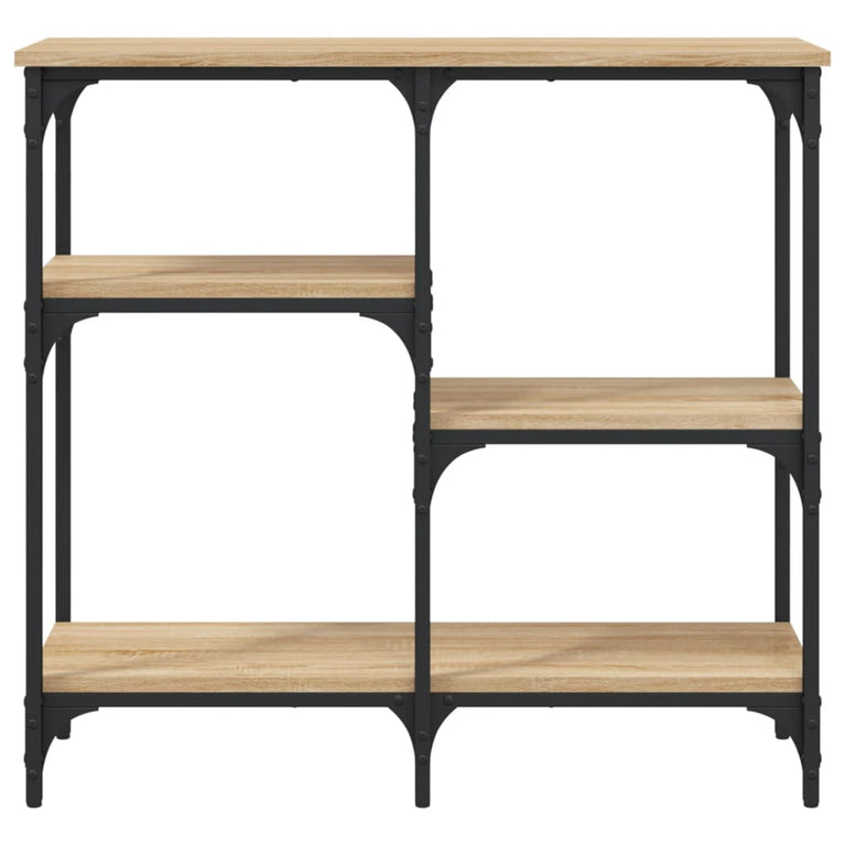 Wandtafel 80x29x75 cm bewerkt hout sonoma eikenkleurig MeubelReus
