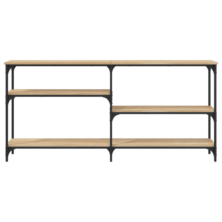 Wandtafel 160x29x75 cm bewerkt hout sonoma eikenkleurig MeubelReus