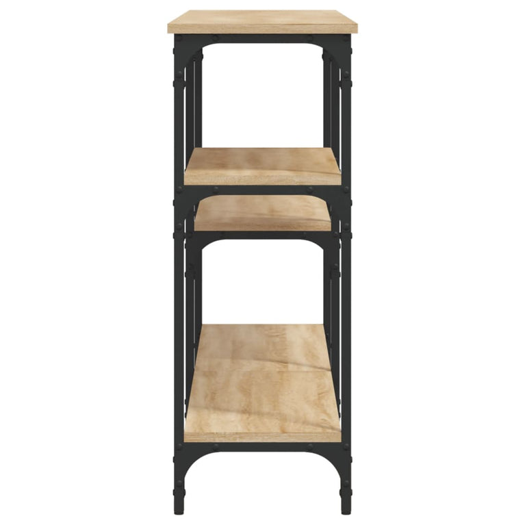 Wandtafel 160x29x75 cm bewerkt hout sonoma eikenkleurig MeubelReus