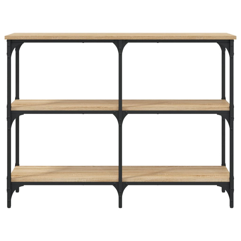 Wandtafel 100x29x75 cm bewerkt hout sonoma eikenkleurig MeubelReus
