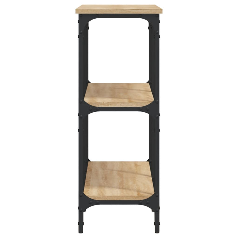 Wandtafel 100x29x75 cm bewerkt hout sonoma eikenkleurig MeubelReus